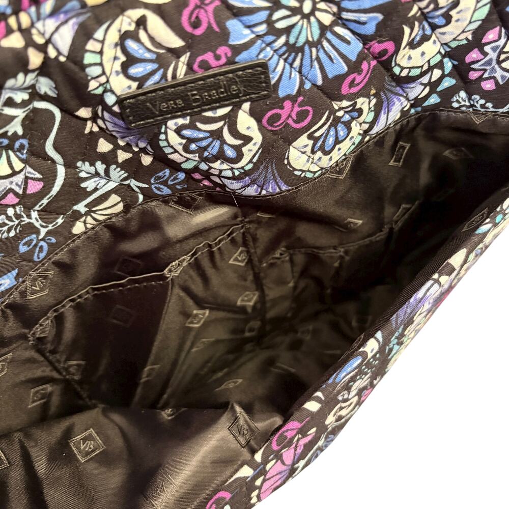 Vera Bradley Laptop Sleeve‎ Case Flower Doyly Design Side Zip Padded 14x11 - Picture 4 of 6
